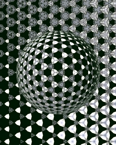 Compound eye 3D illustration, insect eyes, 3d globe effect.