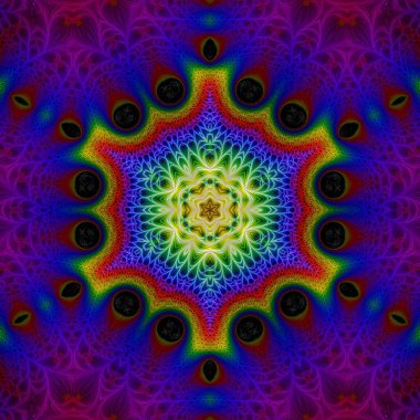 Soyut fraktal arkaplan Sonsuz evren bilgisayar tarafından oluşturulmuş görüntü. Duvar kağıdı, albüm, poster ve kitapçık için güzel soyut bir arkaplan. Yaratıcı grafik tasarımı için fraktal dijital grafikler. 