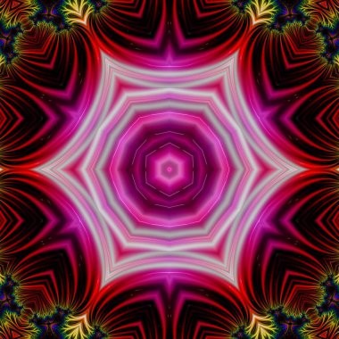 Soyut fraktal arkaplan Sonsuz evren bilgisayar tarafından oluşturulmuş görüntü. Duvar kağıdı, albüm, poster ve kitapçık için güzel soyut bir arkaplan. Yaratıcı grafik tasarımı için fraktal dijital grafikler. 