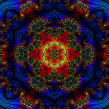 Soyut fraktal arkaplan Sonsuz evren bilgisayar tarafından oluşturulmuş görüntü. Duvar kağıdı, albüm, poster ve kitapçık için güzel soyut bir arkaplan. Yaratıcı grafik tasarımı için fraktal dijital grafikler. 