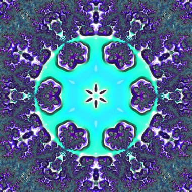 Soyut Bilgisayar Fraktal Tasarımı. Fraktal hiç bitmeyen bir desen. Fraktallar, farklı ölçeklerde kendine benzeyen sonsuz derecede karmaşık kalıplardır. Cep telefonu duvar kağıdı için harika.