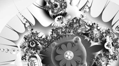 Soyut Bilgisayar Fraktal Tasarımı. Fraktal hiç bitmeyen bir desen. Fraktallar, farklı ölçeklerde kendine benzeyen sonsuz derecede karmaşık kalıplardır. Cep telefonu duvar kağıdı için harika.