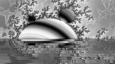 Soyut Bilgisayar Fraktal Tasarımı. Fraktal hiç bitmeyen bir desen. Fraktallar, farklı ölçeklerde kendine benzeyen sonsuz derecede karmaşık kalıplardır. Cep telefonu duvar kağıdı için harika.