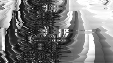 Soyut Bilgisayar Fraktal Tasarımı. Fraktal hiç bitmeyen bir desen. Fraktallar, farklı ölçeklerde kendine benzeyen sonsuz derecede karmaşık kalıplardır. Cep telefonu duvar kağıdı için harika.