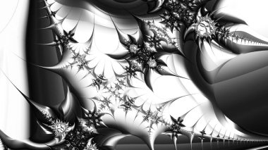 Soyut Bilgisayar Fraktal Tasarımı. Fraktal hiç bitmeyen bir desen. Fraktallar, farklı ölçeklerde kendine benzeyen sonsuz derecede karmaşık kalıplardır. Cep telefonu duvar kağıdı için harika.