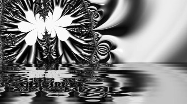 Soyut Bilgisayar Fraktal Tasarımı. Fraktal hiç bitmeyen bir desen. Fraktallar, farklı ölçeklerde kendine benzeyen sonsuz derecede karmaşık kalıplardır. Cep telefonu duvar kağıdı için harika.