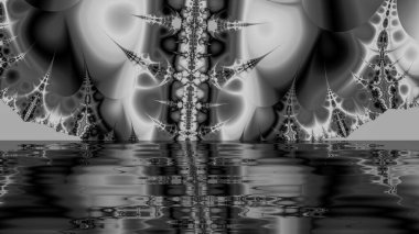 Soyut Bilgisayar Fraktal Tasarımı. Fraktal hiç bitmeyen bir desen. Fraktallar, farklı ölçeklerde kendine benzeyen sonsuz derecede karmaşık kalıplardır. Cep telefonu duvar kağıdı için harika.