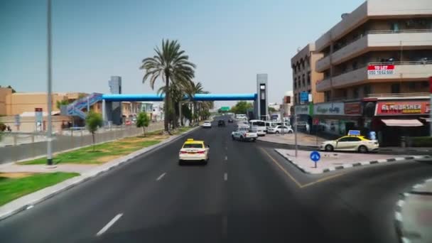 Εναέρια βολή. Εθνική οδός στο Ντουμπάι — Αρχείο Βίντεο