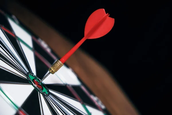 Conceito Atingindo Objetivo Alcançar Metas Negócios Life Dartboard Com Dardos — Fotografia de Stock