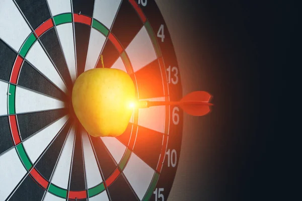 Concept Competition Goal Achievement Achieving Goals Business Life Game Darts — Stockfoto