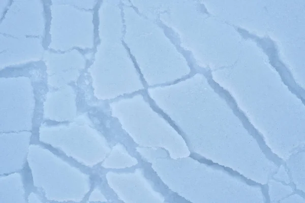 Abstract Winter Background Texture Cracked Snow — Stock Photo, Image