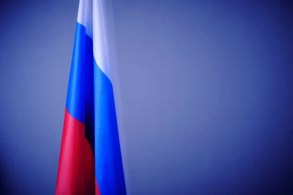 Renkli Rusya Federasyonu Nun Mavi Arka Planı — Stok fotoğraf