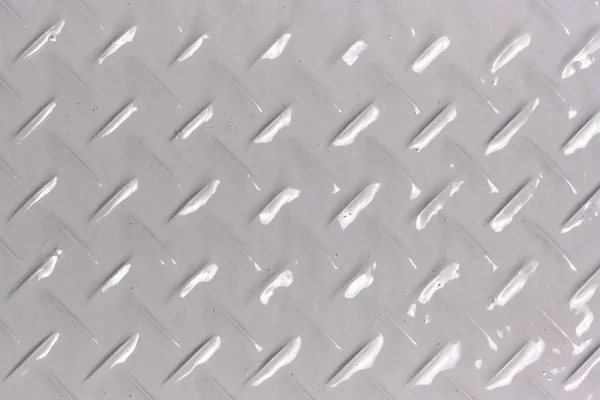 Fundo Textura Metal Com Padrão Forma Diamante Pintado Com Tinta — Fotografia de Stock