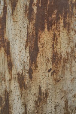 Eski paslı metalin soyut arkaplanı