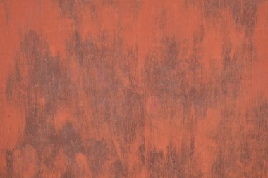 Arkaplan turuncu, levha paslı ve eski metal