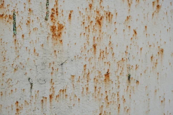 Старый Лист Металла Ржавыми Полосами — стоковое фото