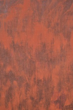 Arkaplan turuncu, levha paslı ve eski metal