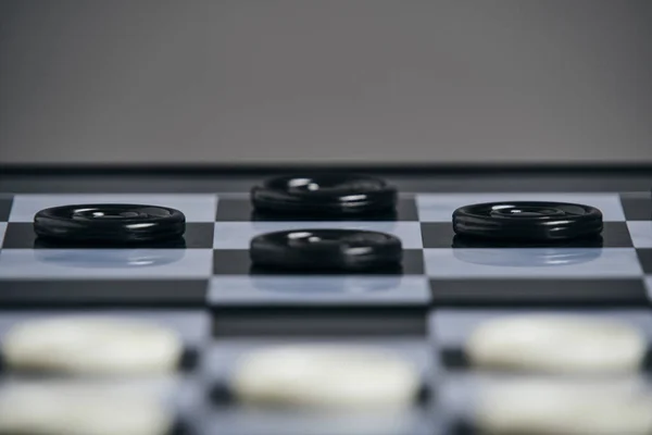 Background Checkers Board Checkers Checkers Logical Game Two — Stock Photo, Image
