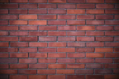Background, texture of a red brick wall