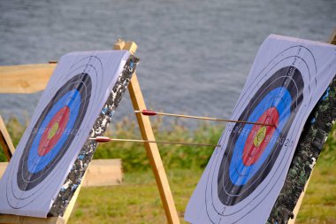 Targets for archery competitions lakeshore