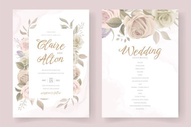 Güzel yumuşak bir çiçek ve düğün davetiyesi bırakıyor.