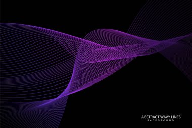 Soyut hareket dalgası gradyan çizgi arkaplanı