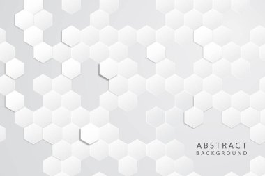 3D tasarım üzerine beyaz soyut arkaplan