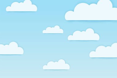 bulutlu mavi gökyüzü arkaplanı