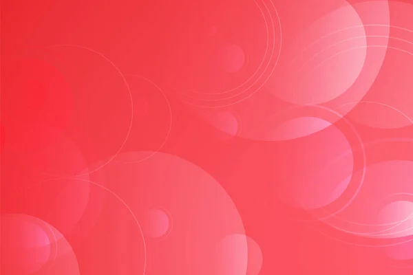 Fond Cercle Dégradé Rouge Minimaliste — Image vectorielle