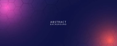 Altıgen tasarımlı zarif bir pankart