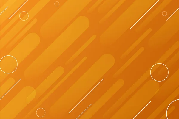 Fond Orange Abstrait Avec Lignes Effet Demi Ton — Image vectorielle
