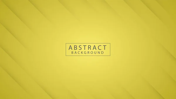 Abstract Geometric Line Shapes Yellow Background — Stock Vector