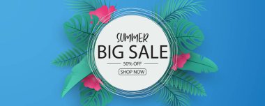 Yaz afişi, yaz mevsimsel satış promosyonları ya da yaz mevsiminde gelenler için.