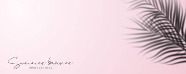 Tropikal yaprak arkaplanlı soyut yaz afişi tasarımı