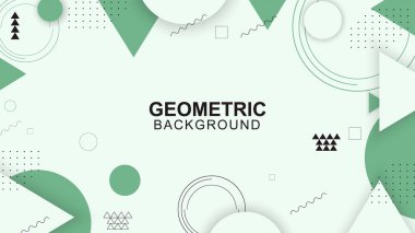 Modern tasarım ile Geometrik şekil arkaplanı