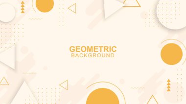 Modern tasarım ile Geometrik şekil arkaplanı