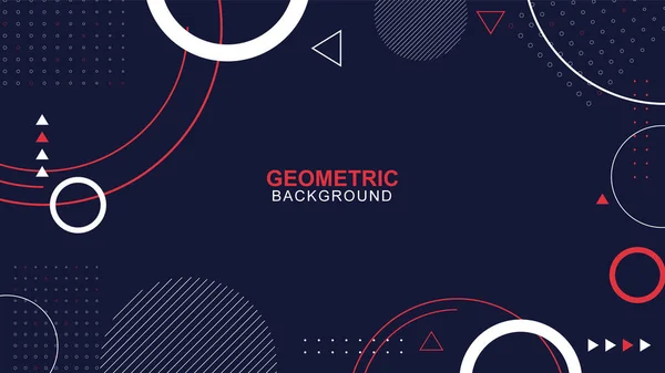 Modern Tasarım Ile Geometrik Şekil Arkaplanı — Stok Vektör