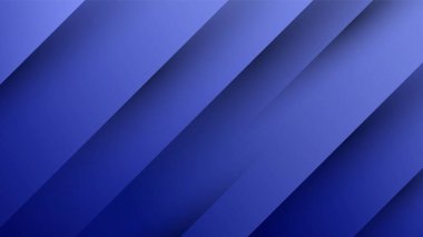 Mavi arkaplanda soyut geometrik çizgi şekilleri