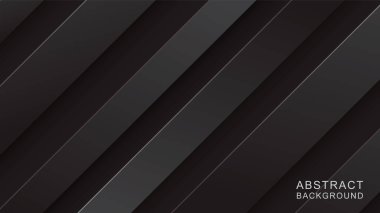 Siyah arkaplanda zarif geometrik çizgi şekli