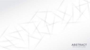 3D tasarım üzerine beyaz soyut arkaplan