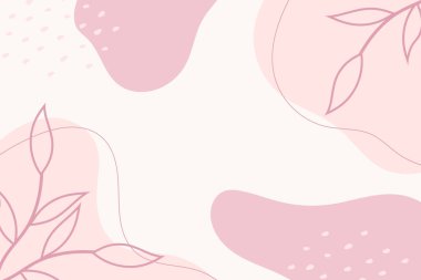 El çizimi renkli Memphis arka plan tasarımı