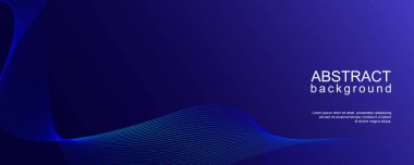 Dinamik akış çizgilerine sahip soyut mavi arkaplan