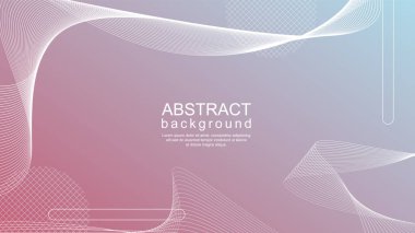 Çizgi dalgalarıyla soyut modern arkaplan