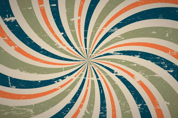 Groovy Hippie 70S Backgrounds Waves Swirl Twirl Pattern — Stok Vektör