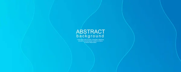 Abstract Gradient Blue Curve Background — Stockvektor