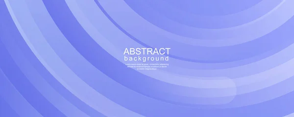 Minimalist Banner Blue Abstract Circle Shape — Vector de stock