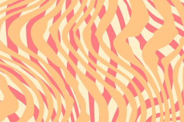 Groovy psychedelic background with colorful design