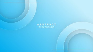 Blue gradient circles background