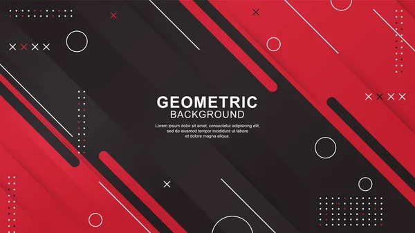 Geometrische Form Hintergrund Mit Modernem Design — Stockvektor