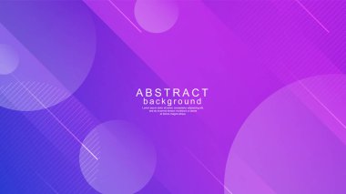 Modern circles background with gradient style